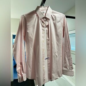 Express Button up - pink Extra Slim